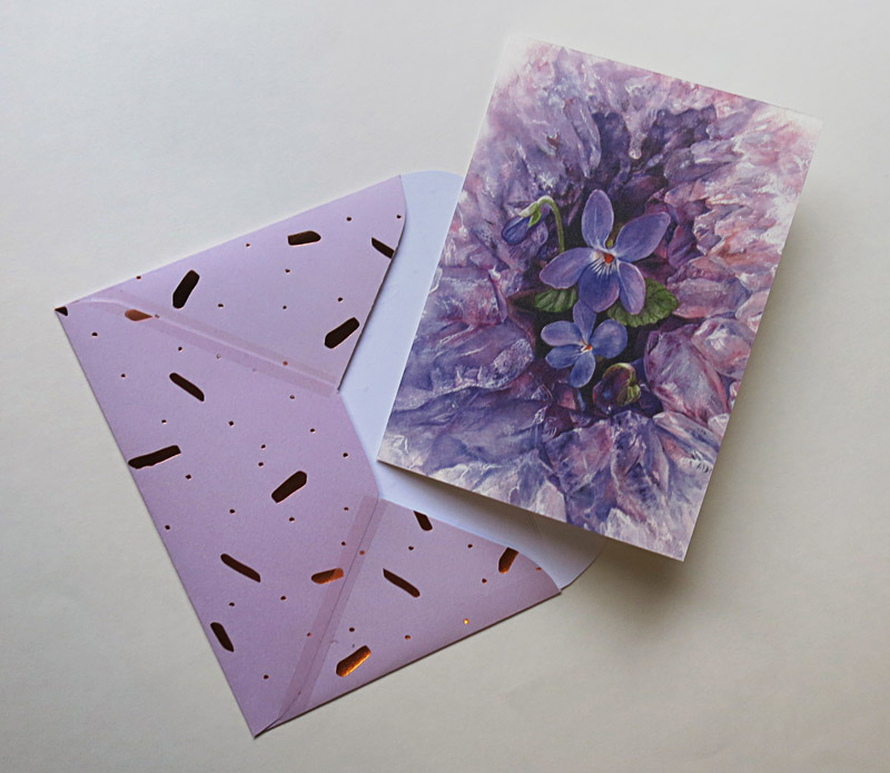 Gemflower February card