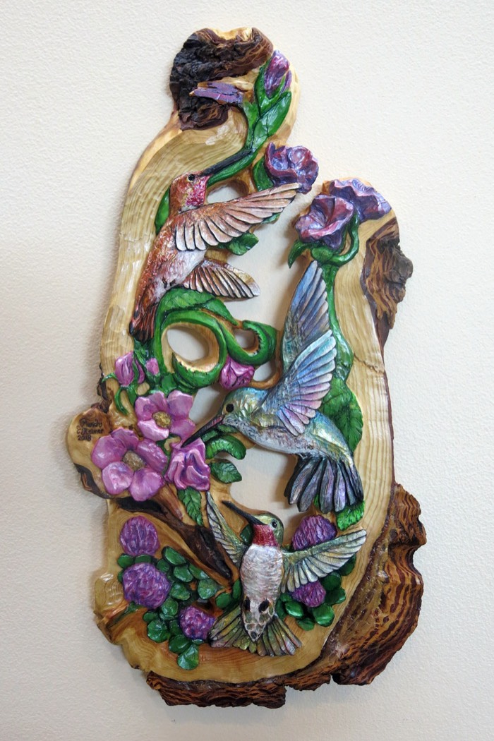 hummingbird relief douglas fir