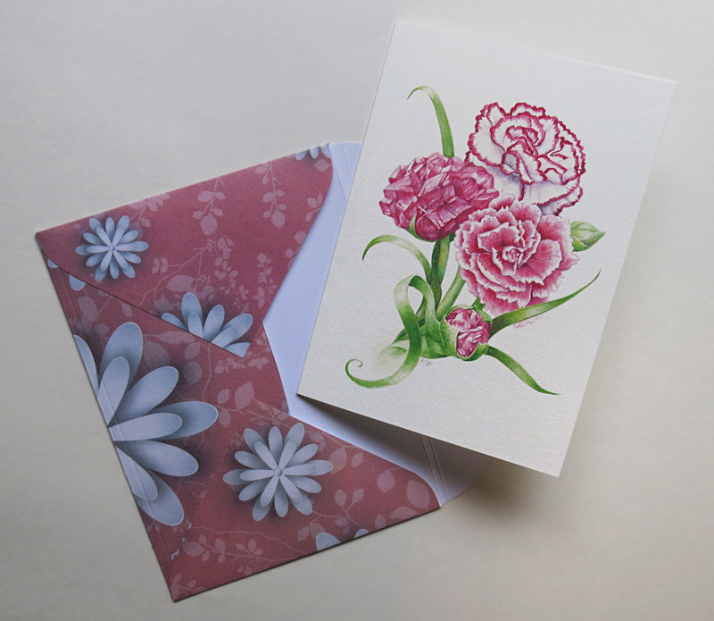 Gemflower January card